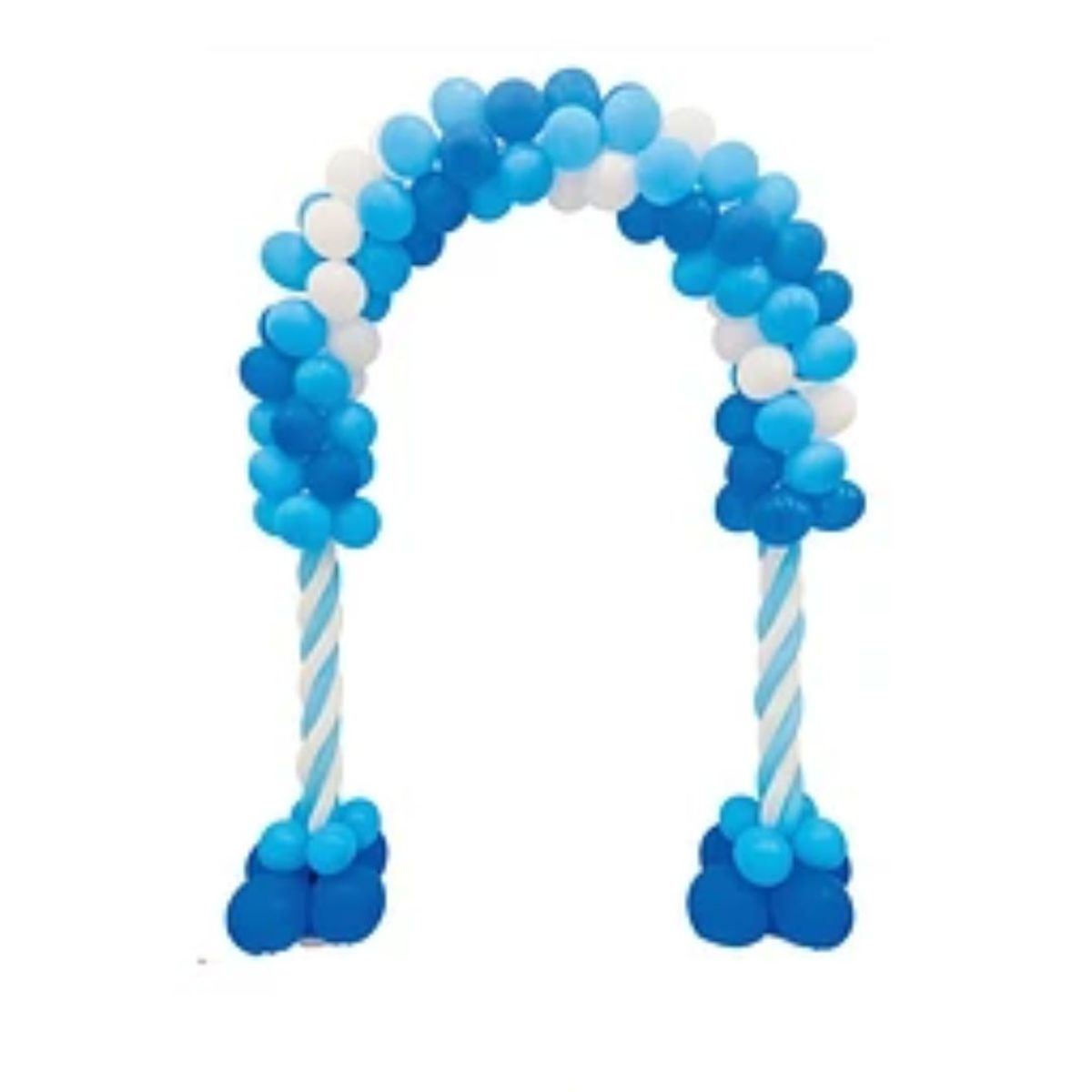 GENERICO - Arco de globos de látex azul 116pcs 180cm