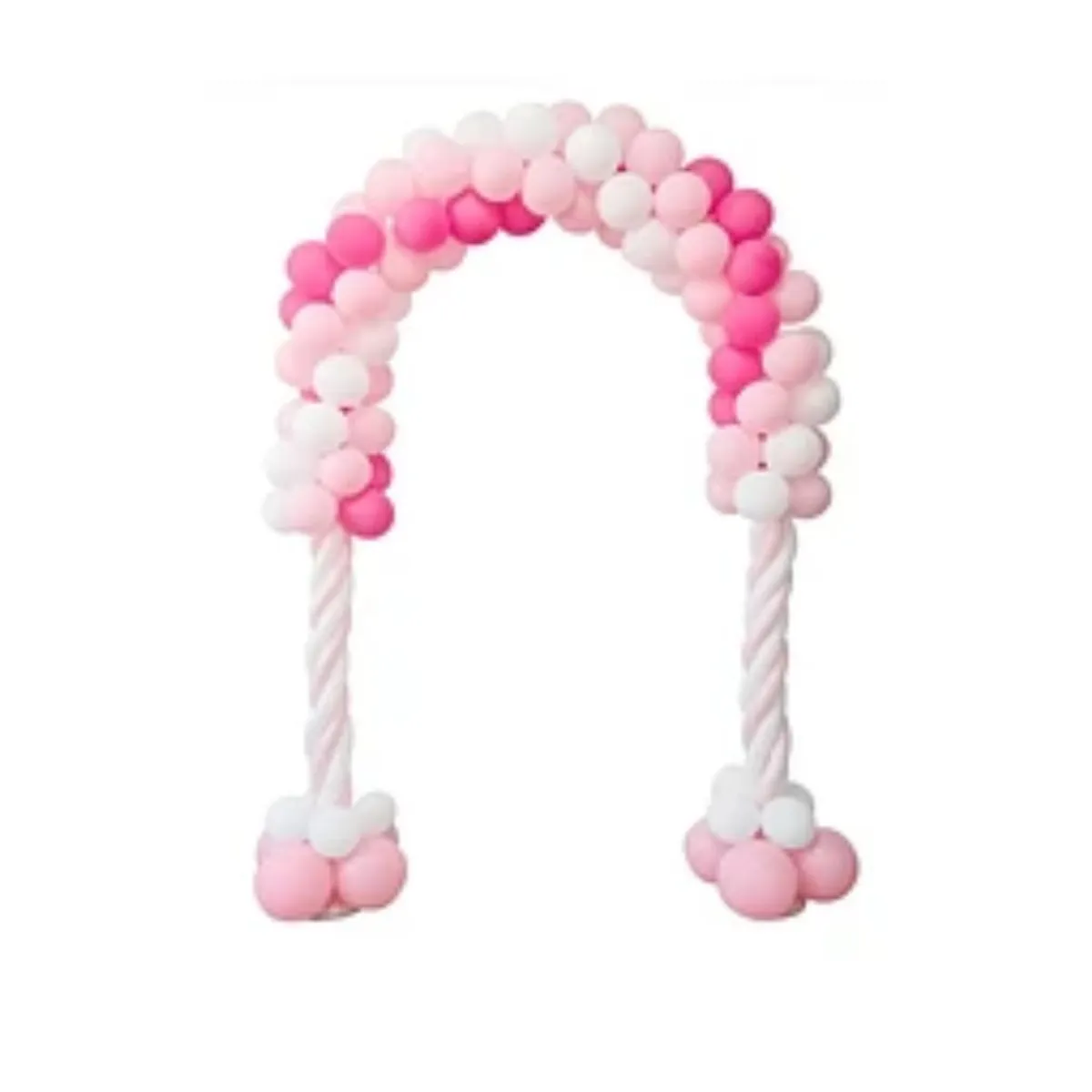 GENERICO - Arco de globos de látex rosa 116pcs 180cm