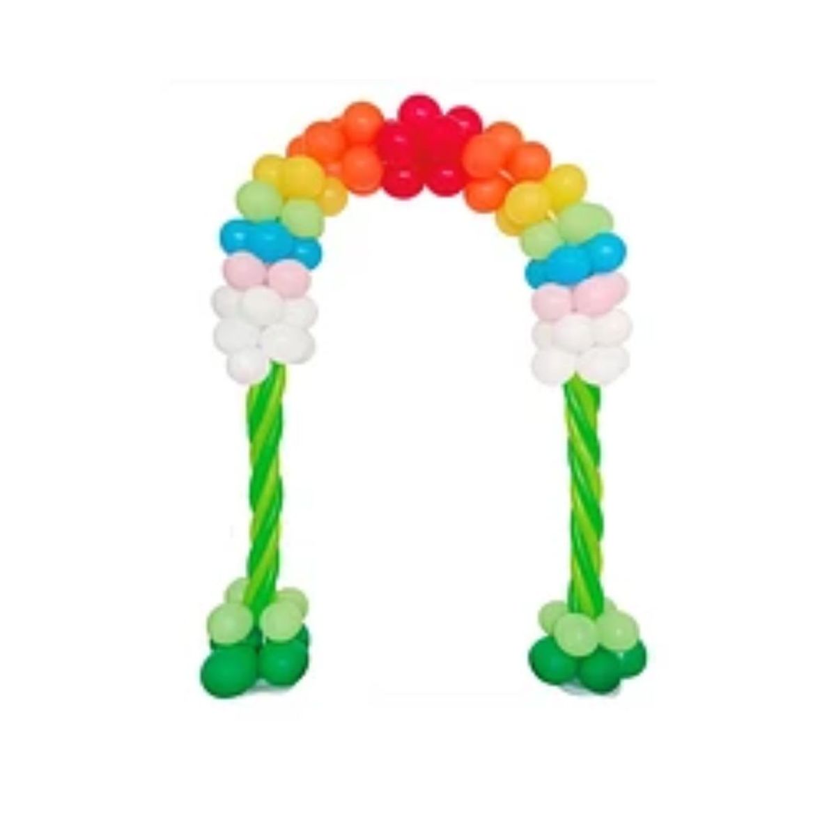 GENERICO - Arco de globo de látex de colores 116pcs 180cm