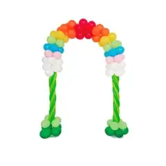 GENERICO - Arco de globo de látex de colores 116pcs 180cm