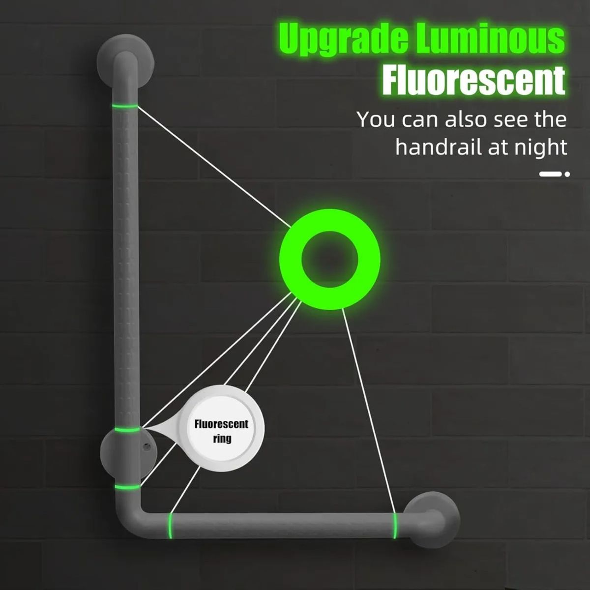 GENERICO - Barra De Seguridad Agarradera Para Ducha Antideslizante