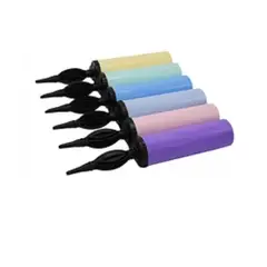 GENERICO - Bombin inflador manual color aleatorio 1pcs