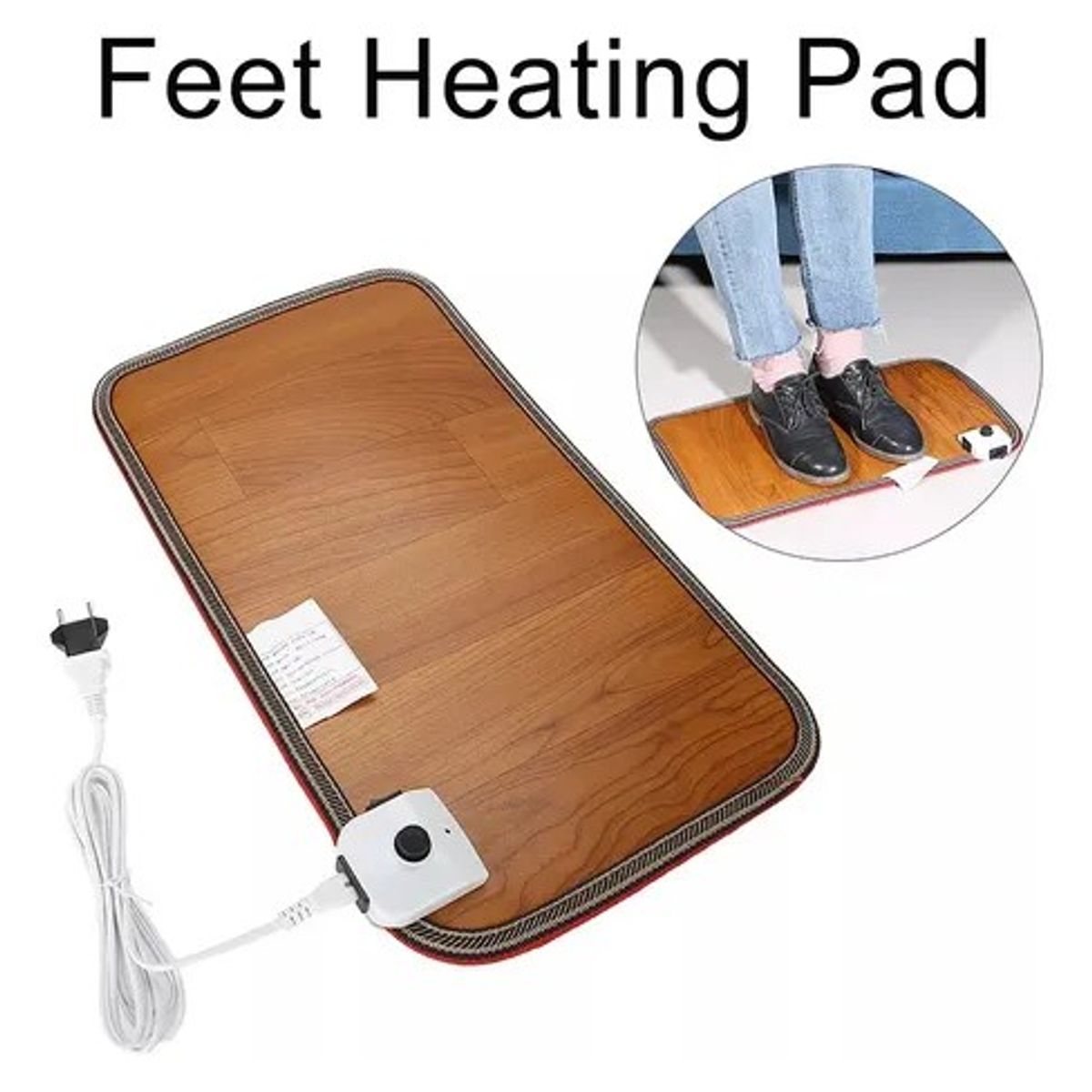 GENERICO - Almohadilla Térmica Eléctrica Para Pies Calentadores De Pie