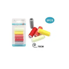 GENERICO - HILO DE COSER 70CM 5PCS COLOR SURTIDO