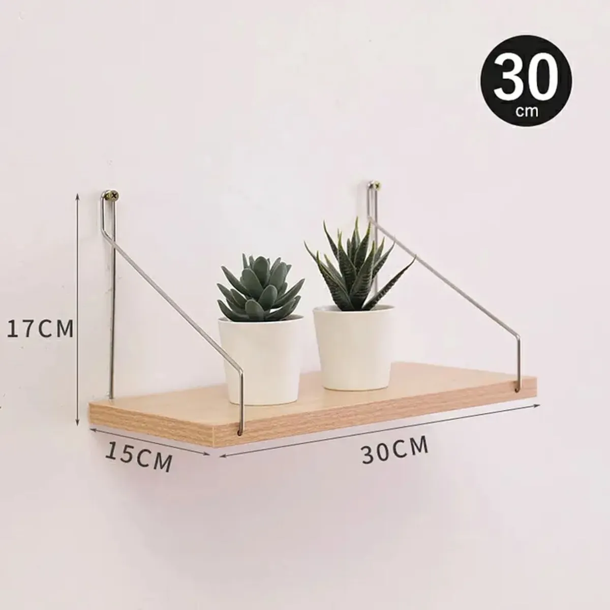 GENERICO - Estantes Flotantes De Pared Para Dormitorio Cocina Baño 4pcs