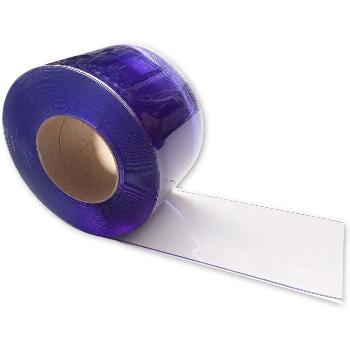 KUANGYE - Cortina Tiras Flexibilidad PVC Transparente 18Cm X 48m,Antiruido+Antifrío,Para CorralesAlmacén