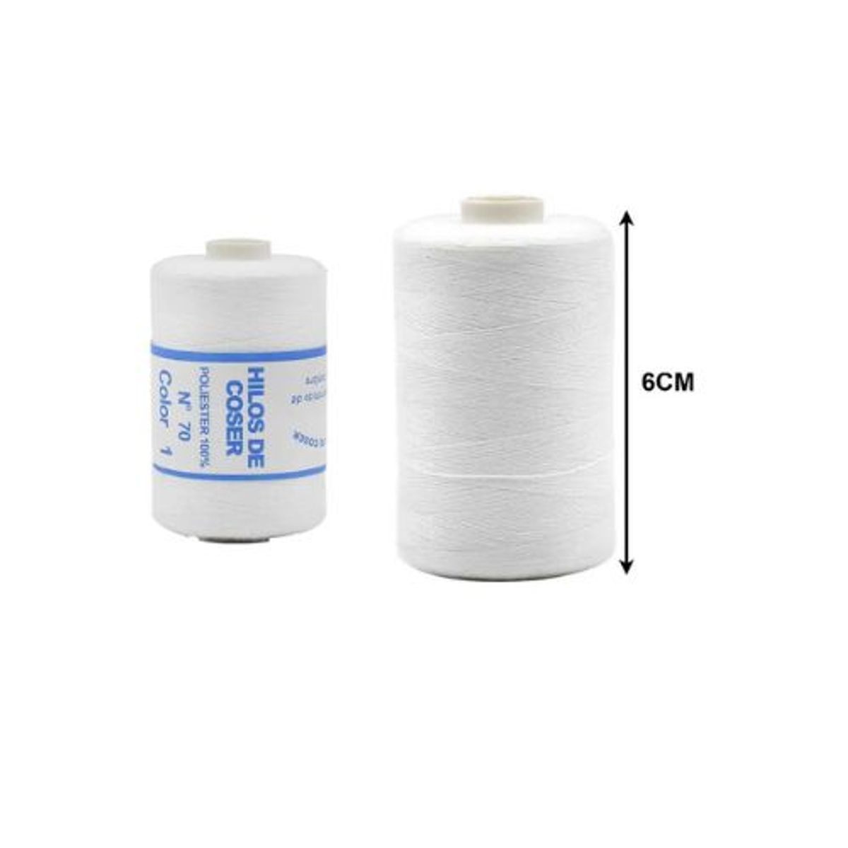 GENERICO - HILO DE COSER BLANCO 850M