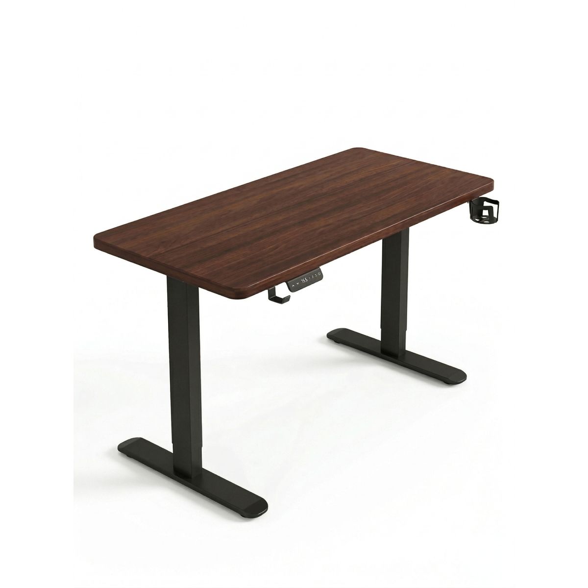 GENERICO - Escritorio Eléctrico Ajustable Inteligente Elevable Eléctrico Nogal Standing Desk 140cmx60cm