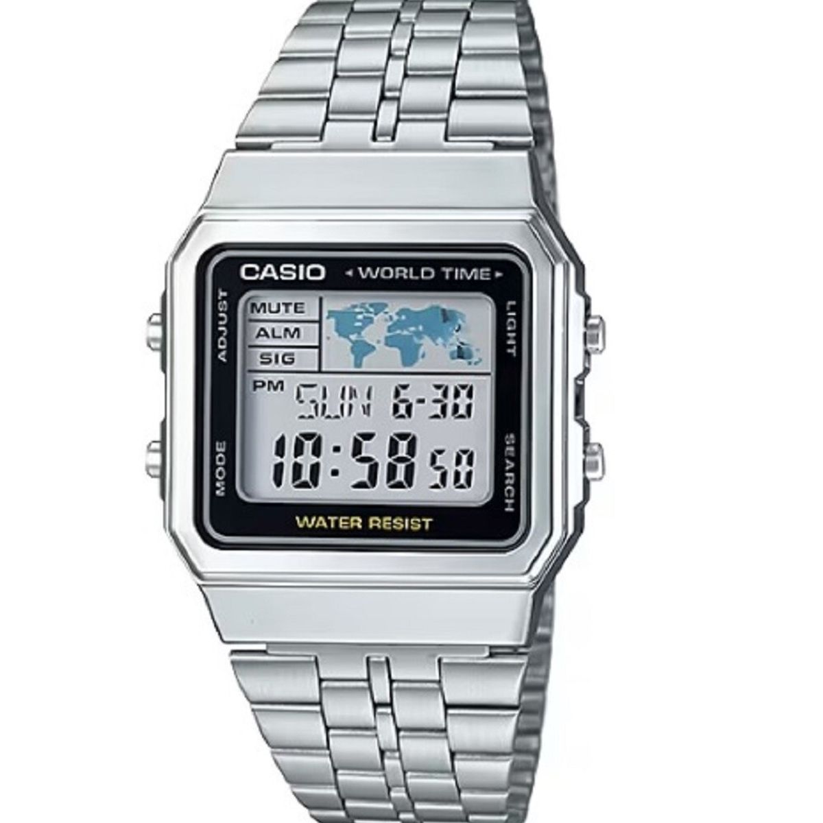 CASIO - Reloj Casio Digital Hombre A500WA-1 Plata