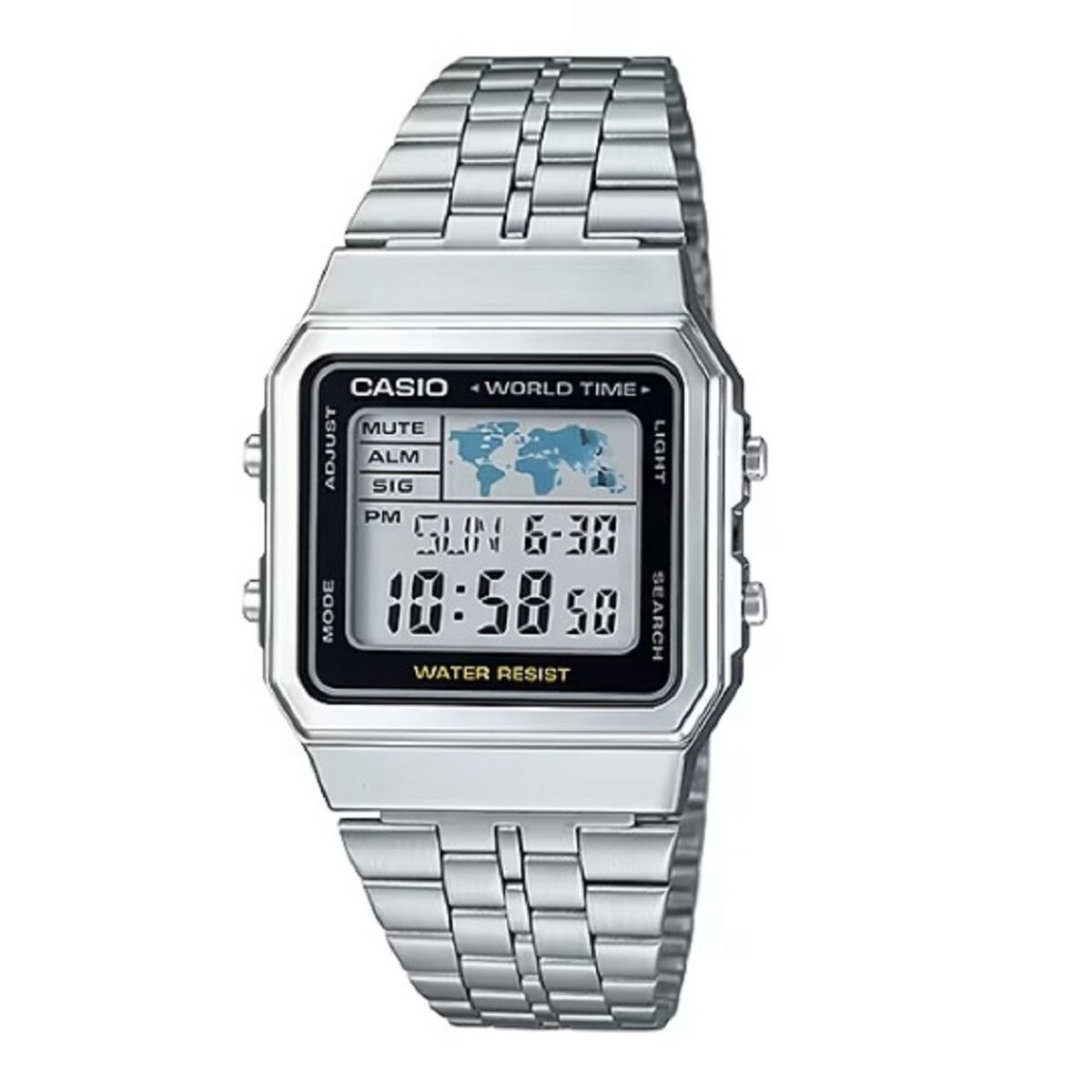 CASIO - Reloj Casio Digital Hombre A500WA-1 Plata