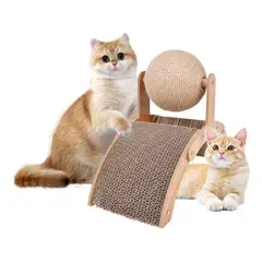 GENERICO - Plegable cat scratch triangular scratch