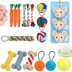 GENERICO - Juguetes para perros molares juguetes vocales TPR gato mordida resistente juguetes para mascotas