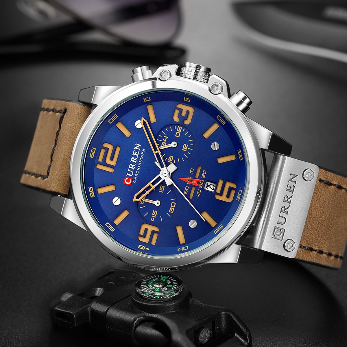 CURREN - Reloj Curren Hombre - Azul