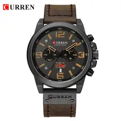 CURREN - Reloj Hombre - Café