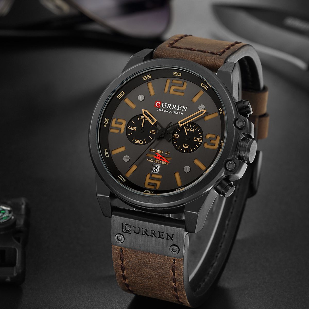 CURREN - Reloj Curren Hombre - Café