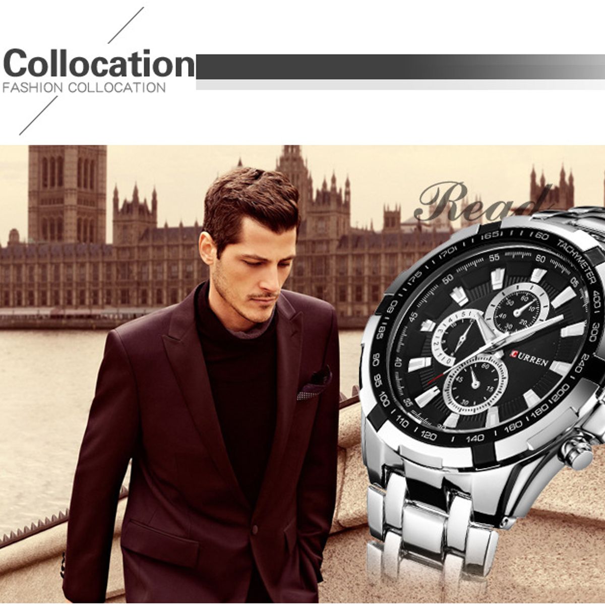 CURREN - Reloj Curren Hombre - Blanco