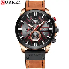 CURREN - Reloj Hombre - Café
