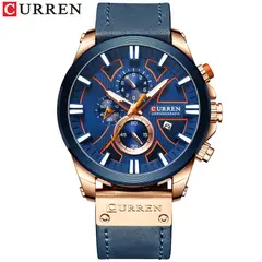 CURREN - Reloj Hombre - Azul