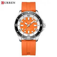 CURREN - Reloj Hombre - Naranja