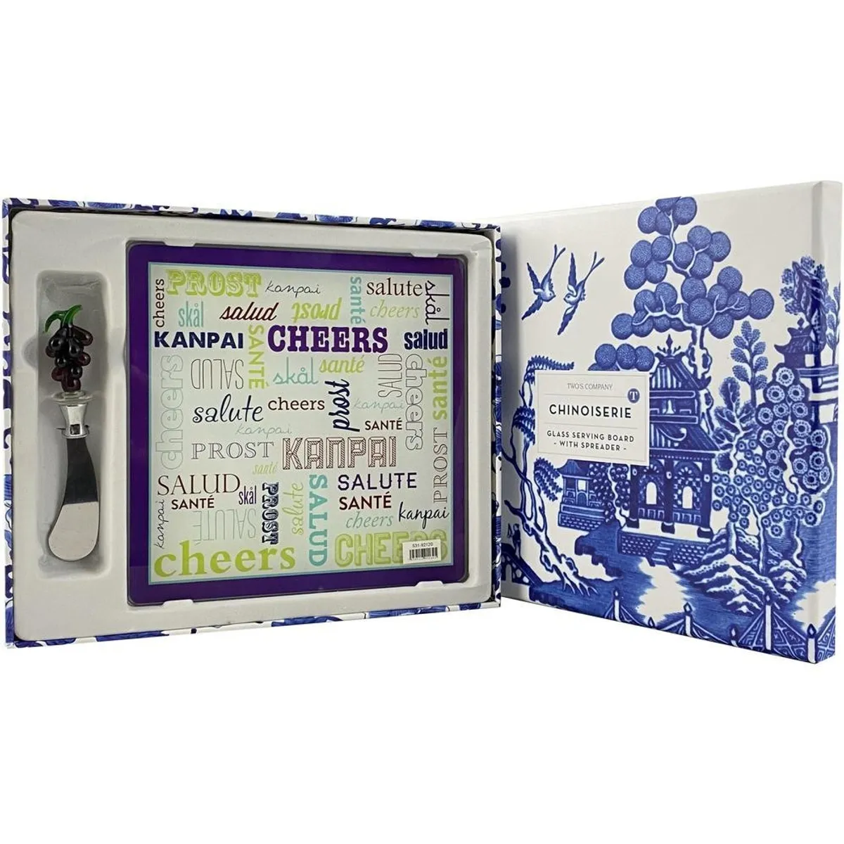 CAP DOR - Juego Tabla Queso Cuchillo Uva