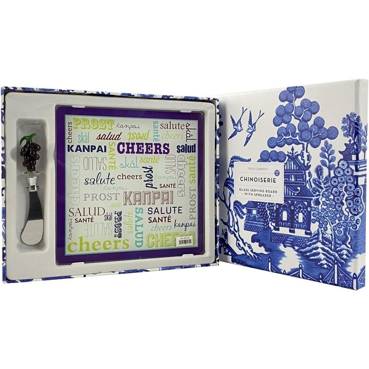 CAP DOR - Juego Tabla Queso Cuchillo Uva