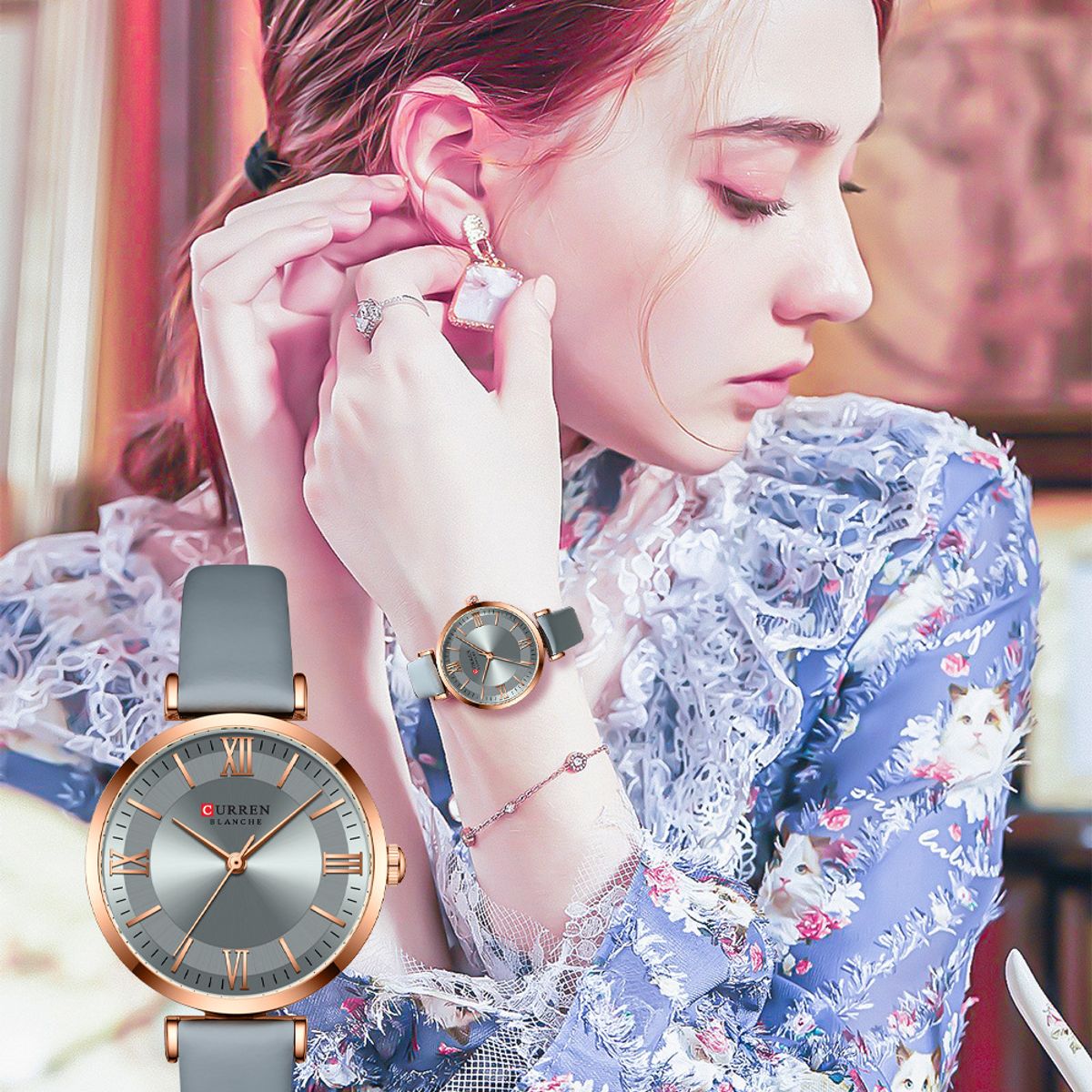 CURREN - Reloj Curren Mujer - Blanco