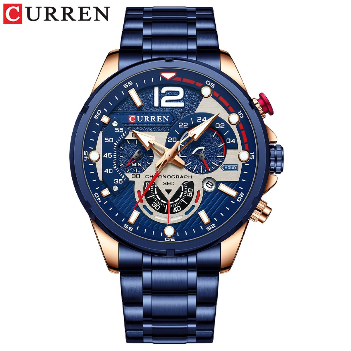 CURREN - Reloj Curren Hombre - Azul