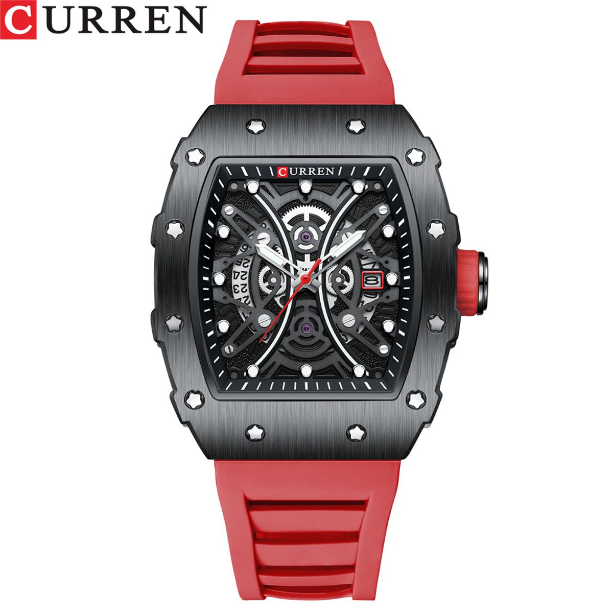 CURREN - Reloj Curren Hombre - Rojo