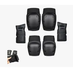 GENERICO - Set De 6pcs Equipo De Protección Bici Patines Esquí Adulto