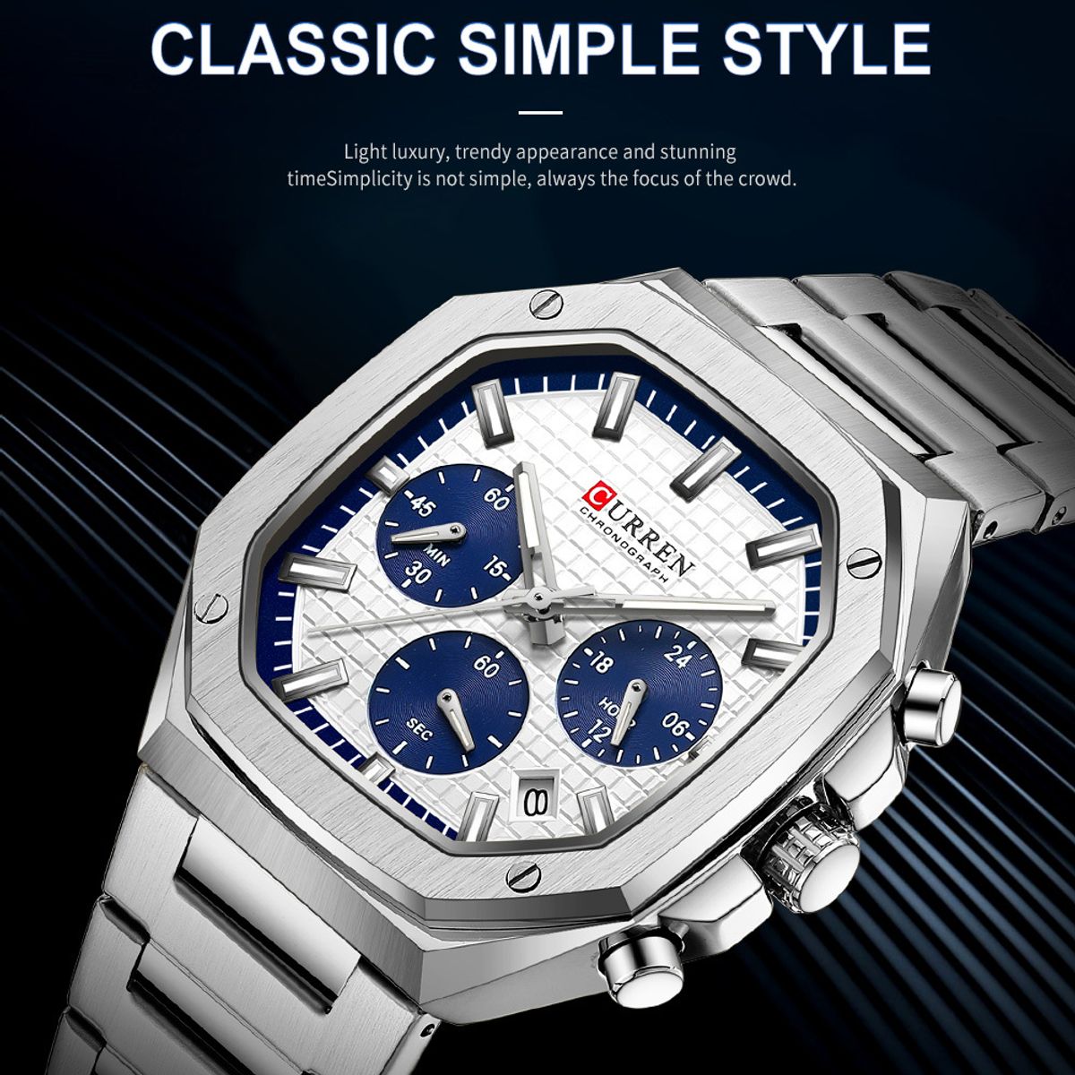 CURREN - Reloj Curren Hombre - Plata