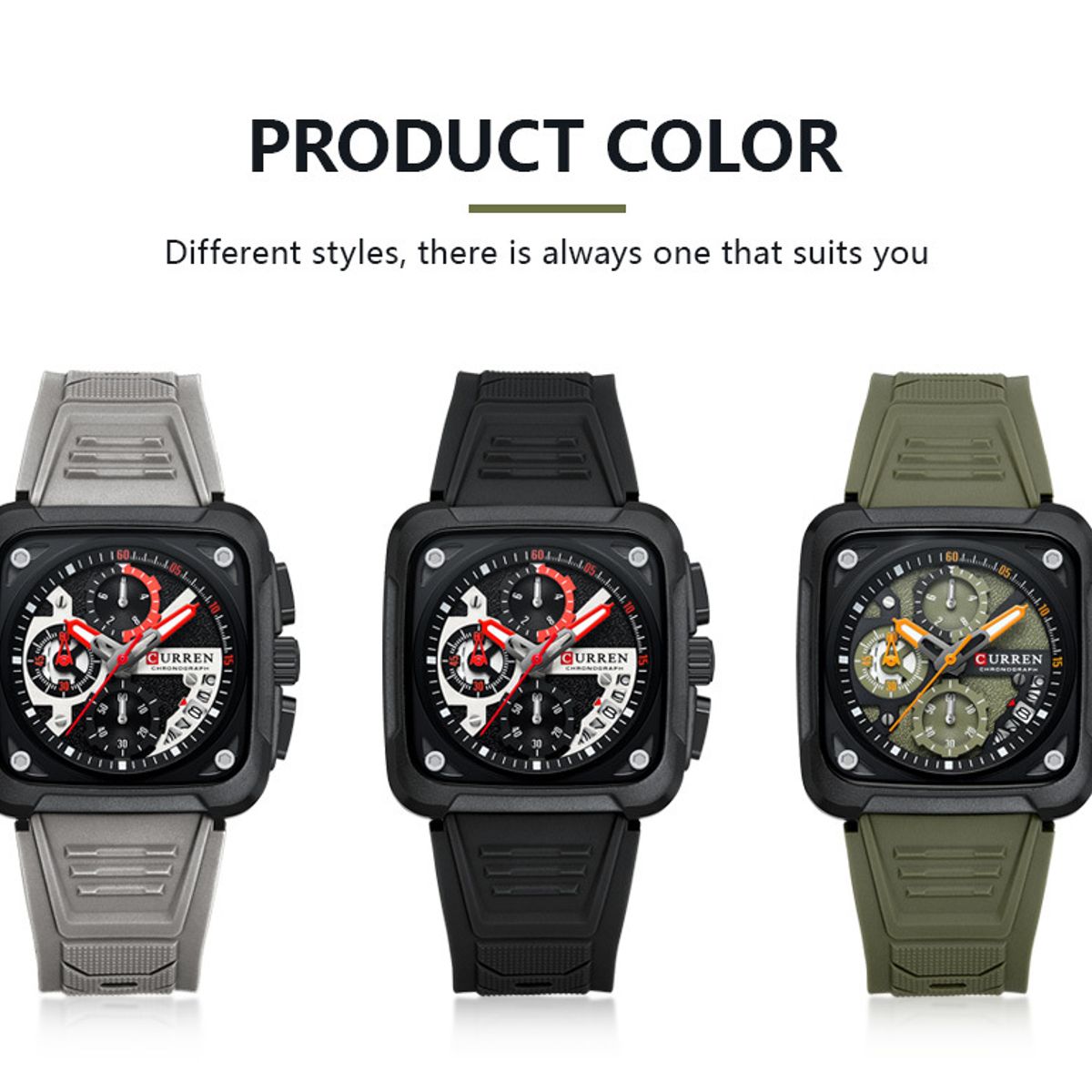 CURREN - Reloj Curren Hombre - Gris
