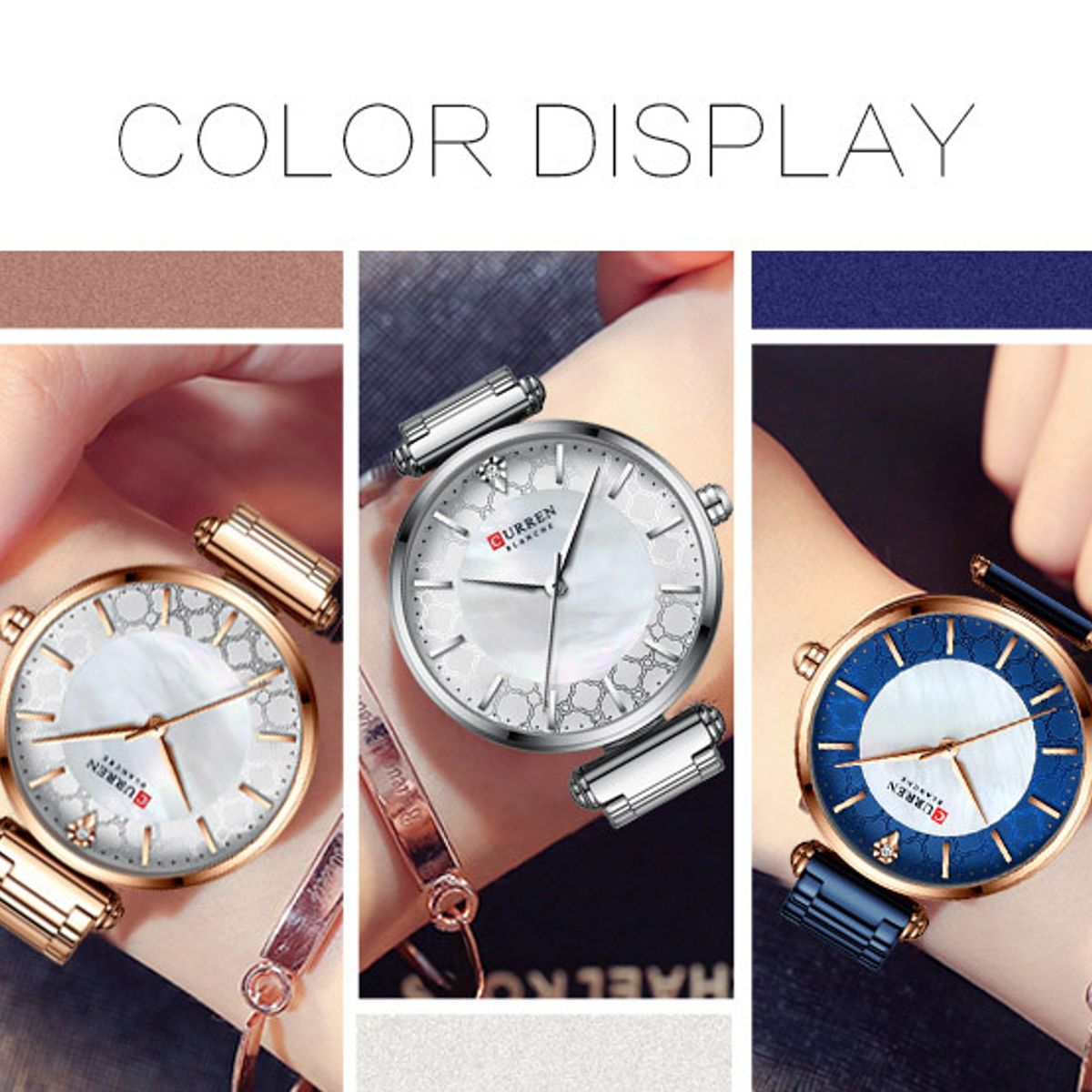 CURREN - Reloj Curren Mujer - Negro
