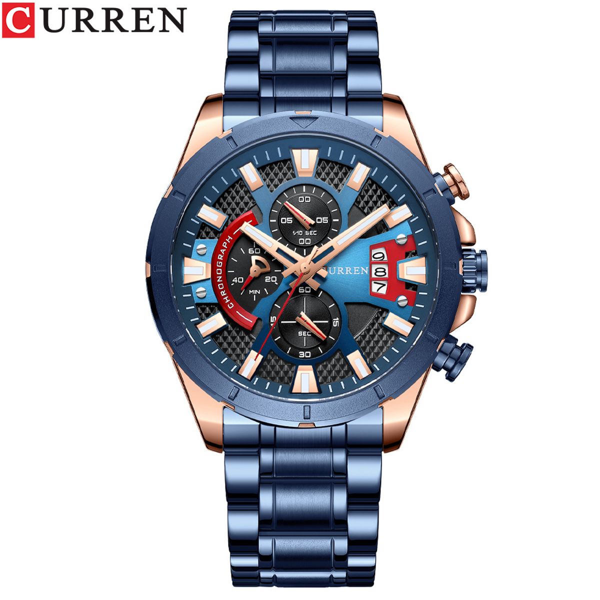 CURREN - Reloj Curren Hombre - Azul