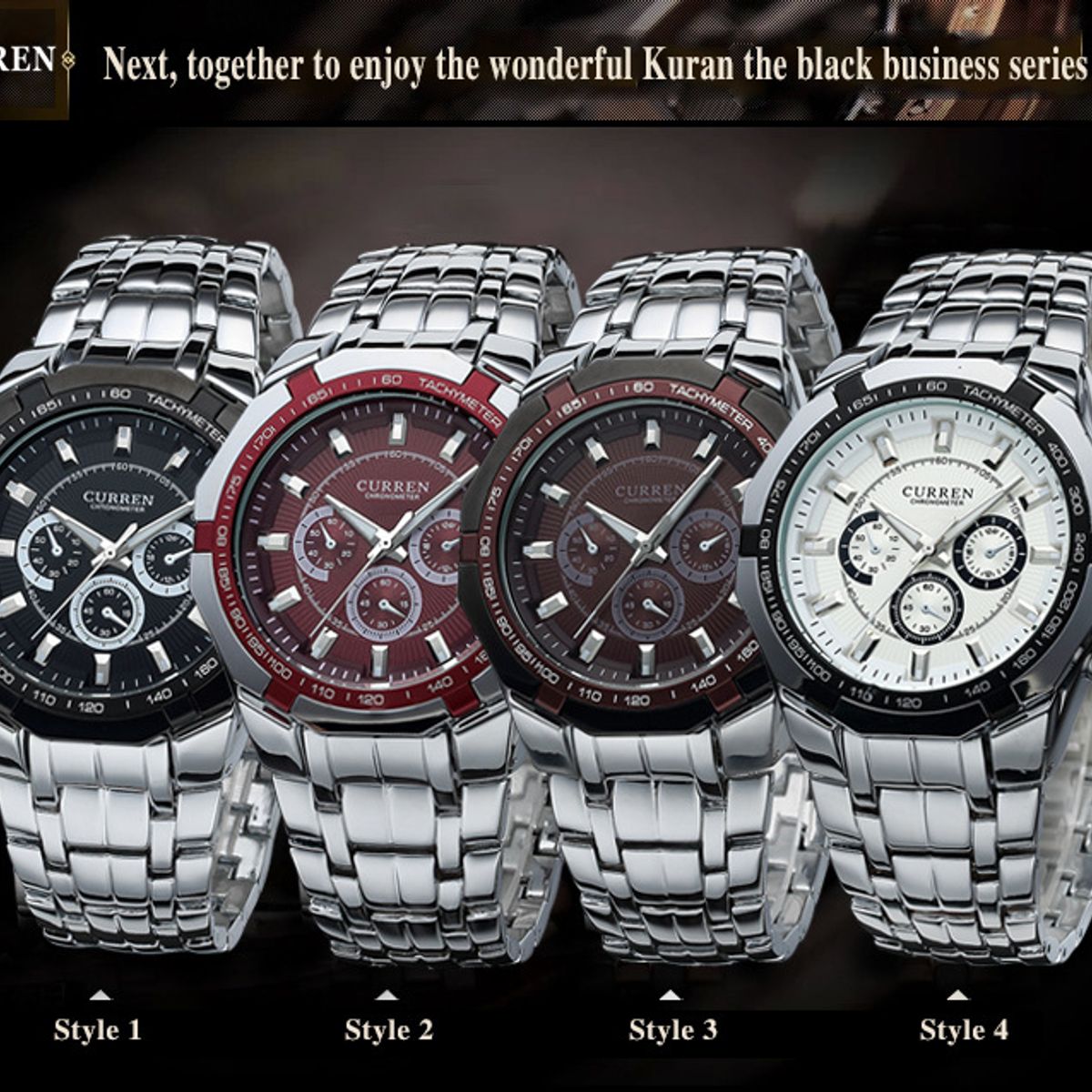 CURREN - Reloj Curren Hombre - Negro