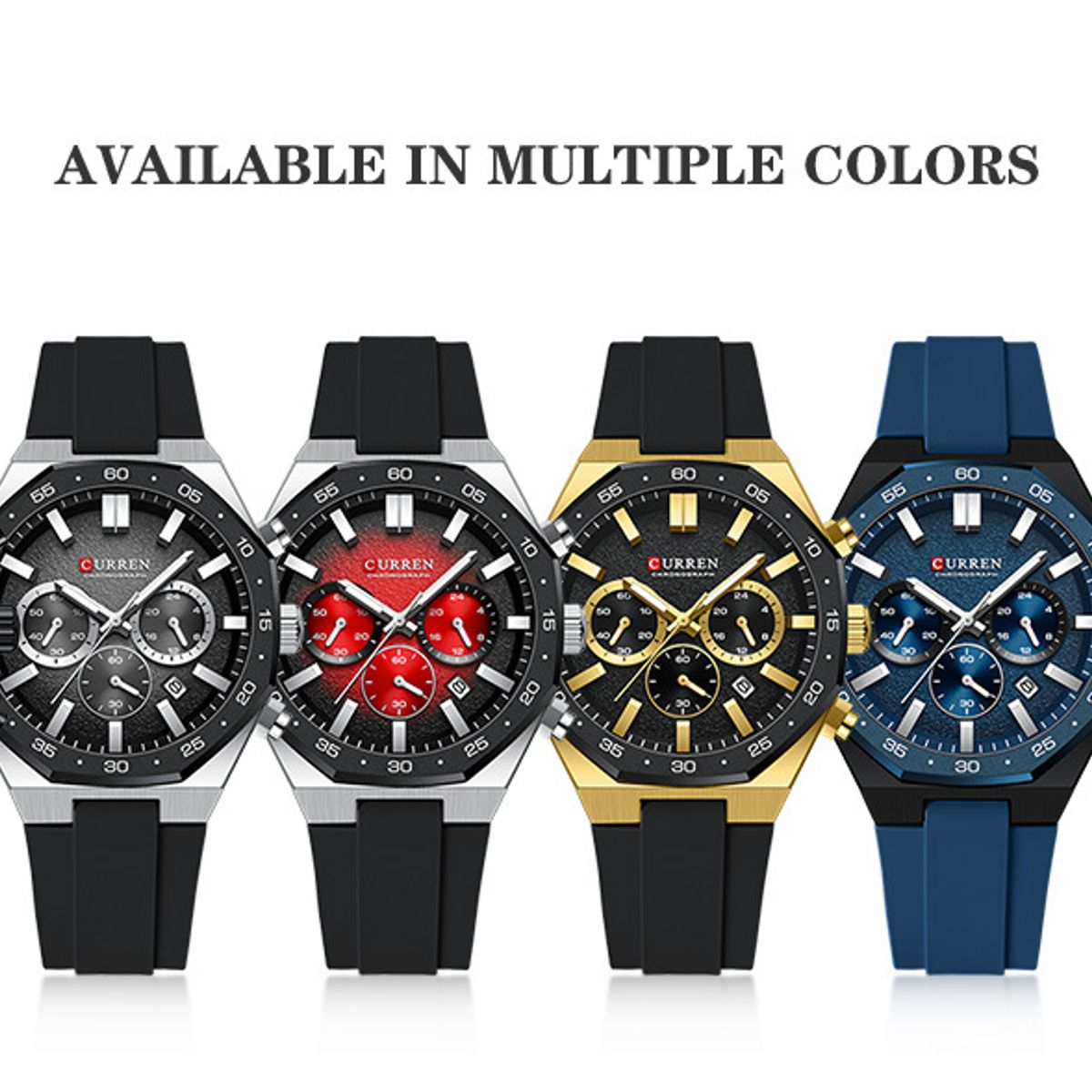 CURREN - Reloj Curren Hombre - Rojo
