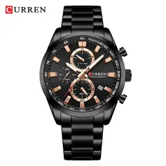 CURREN - Reloj Hombre - Negro