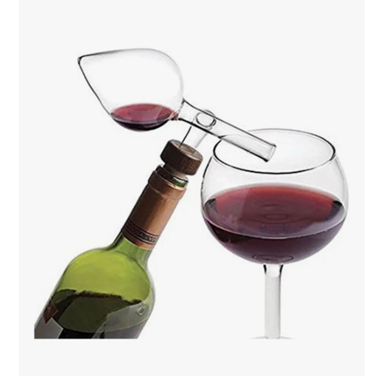 GENERICO - Aireador De Vino Doble Efecto Directo De La Botella