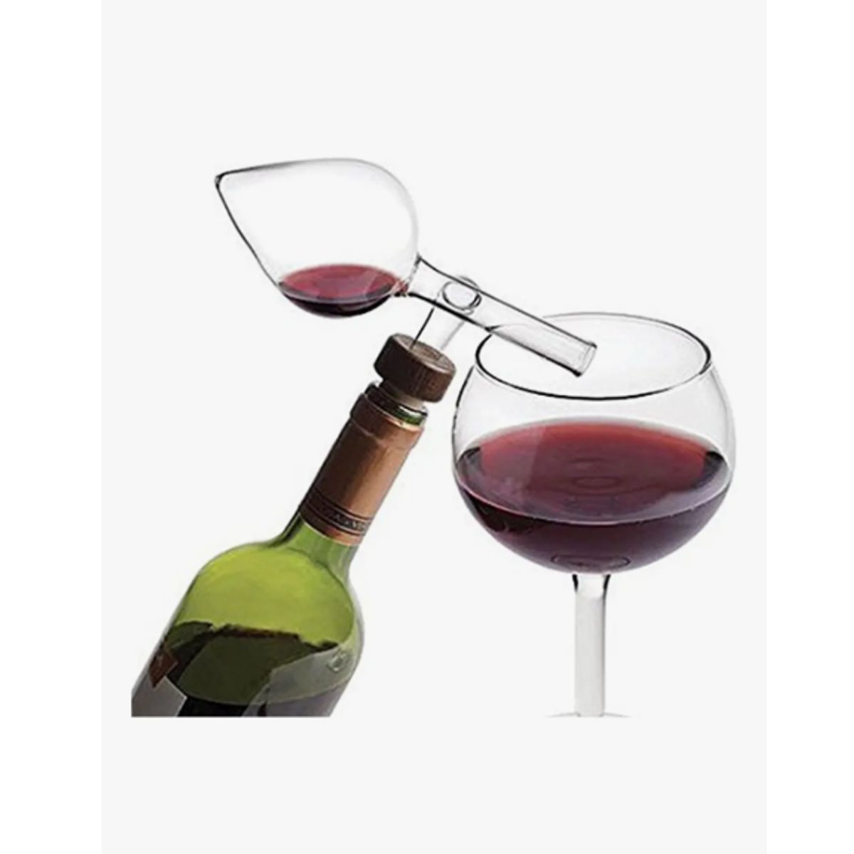 GENERICO - Aireador De Vino Doble Efecto Directo De La Botella