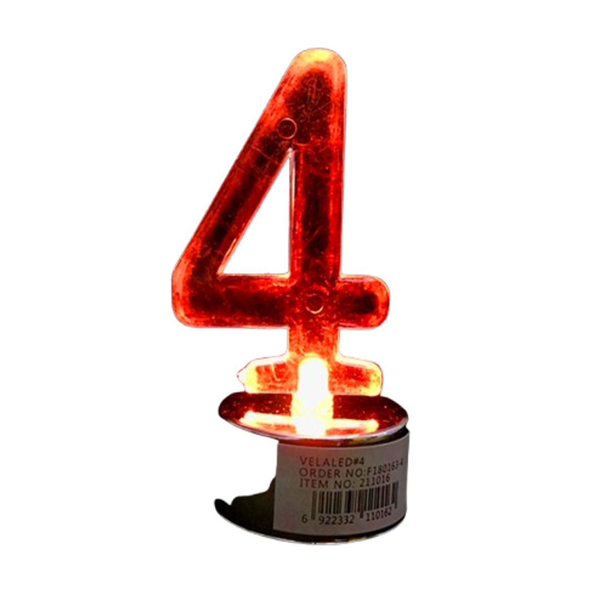 GENERICO - VELA LED N? 4 X1 UNI