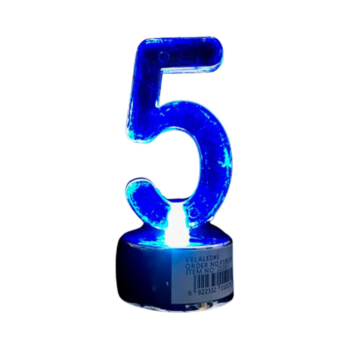 GENERICO - VELA LED N? 5 X1 UNI