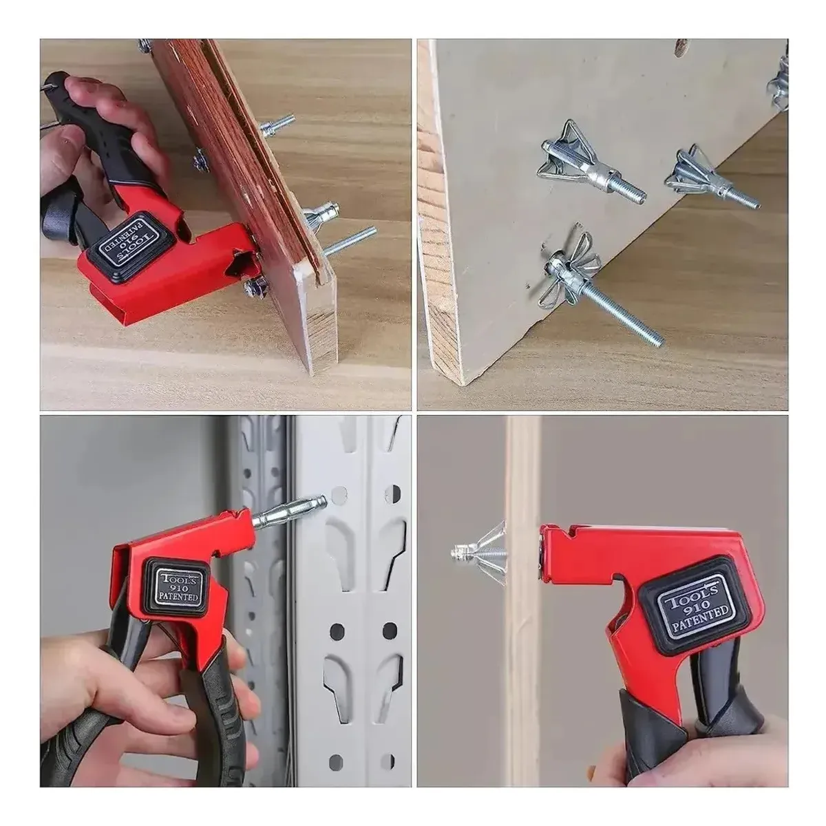 GENERICO - 25Uds Anclajes De Pared Huecas Con Tornillos M5 10mm 5 X 37mm
