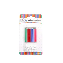 GENERICO - VELA MAGICA X 10 PCS X1 UNI