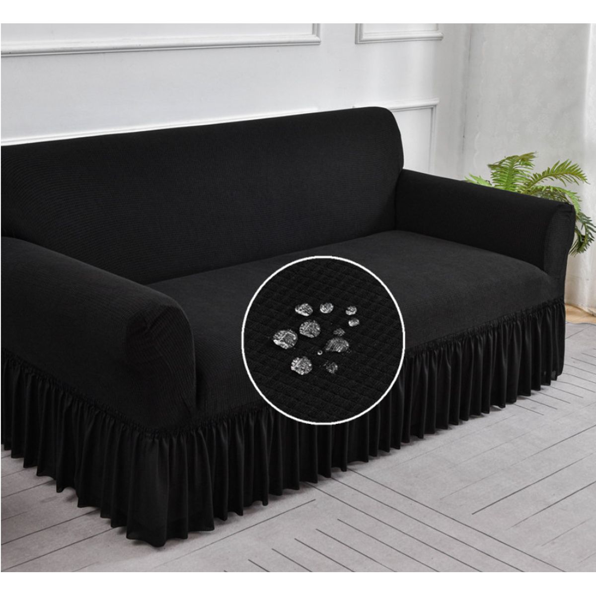 GENERAL - Funda Protectora Para Sofá De 3 Cuerpos Tela Gruesa Premium