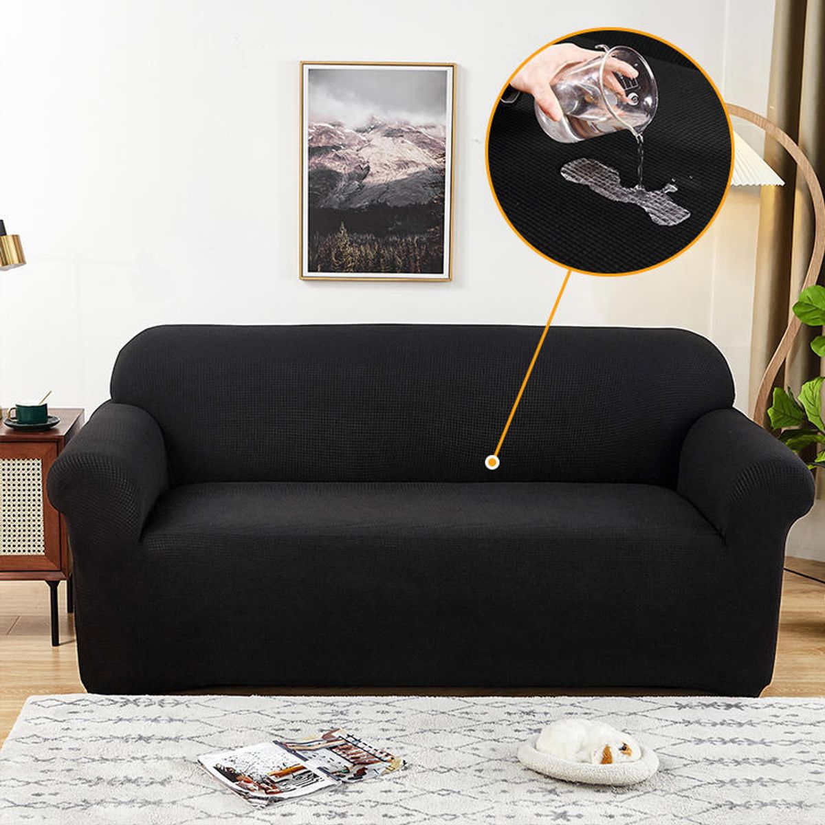 GENERAL - Funda Protectora Para Sofá De 3 Cuerpos Tela Gruesa Premium