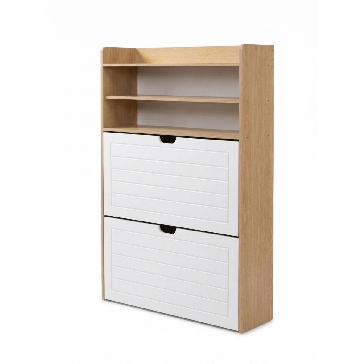 GENERICO - Zapatero Organizador Slim 2 Cajones Y Estantes  Multifuncional 80x24x120CM