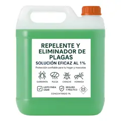 GENERICO - Eliminador de Plagas Pulgas Garrapatas Interexte 5 L
