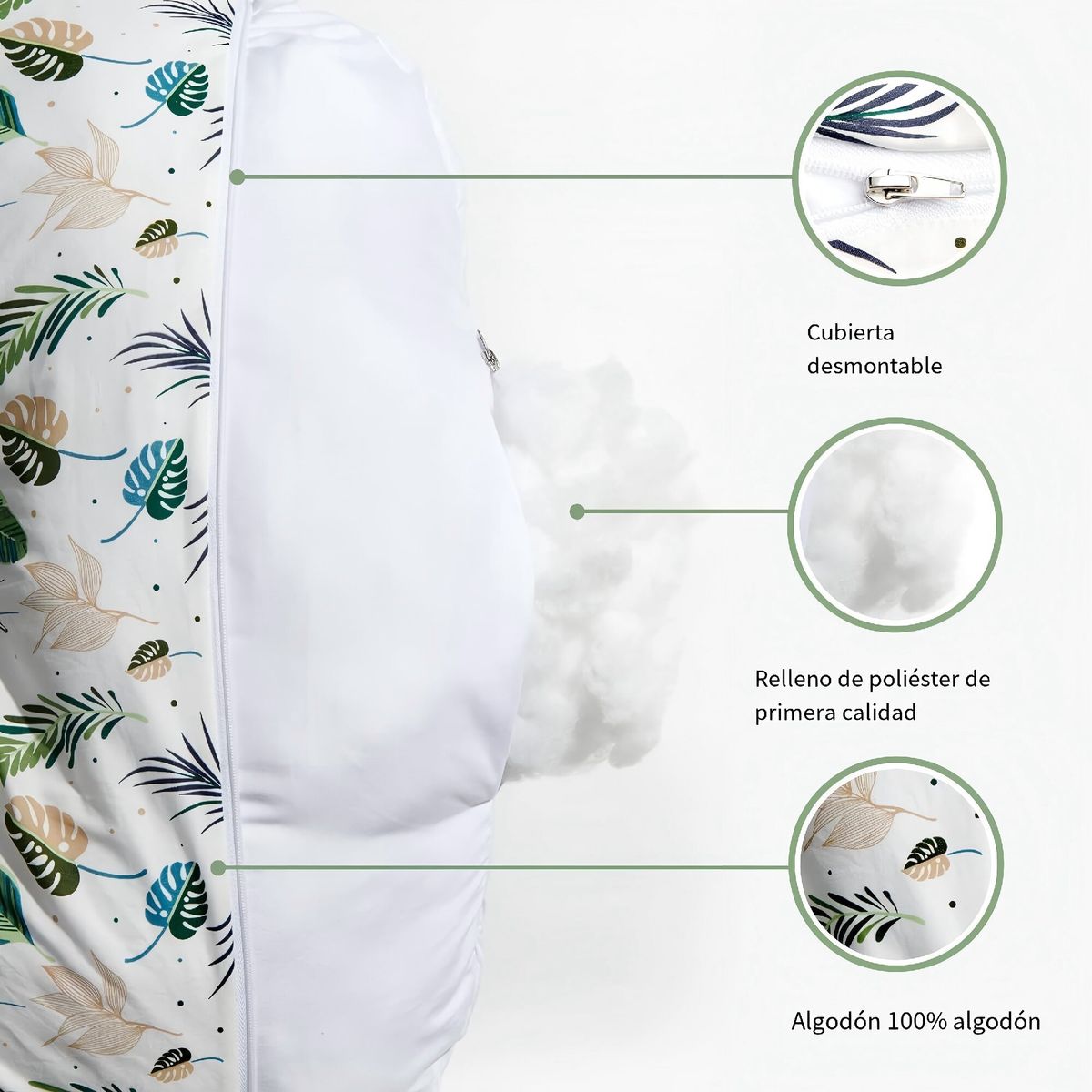 GENERICO - Almohada De Lactancia Colecho Apego Cojin Maternal