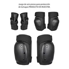 GENERICO - Set 6 De Equipo De Protección Bici Patines Esquí Adulto - XL