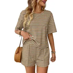 TIOZONEY - Conjuntos de ropa de mujer-Negro