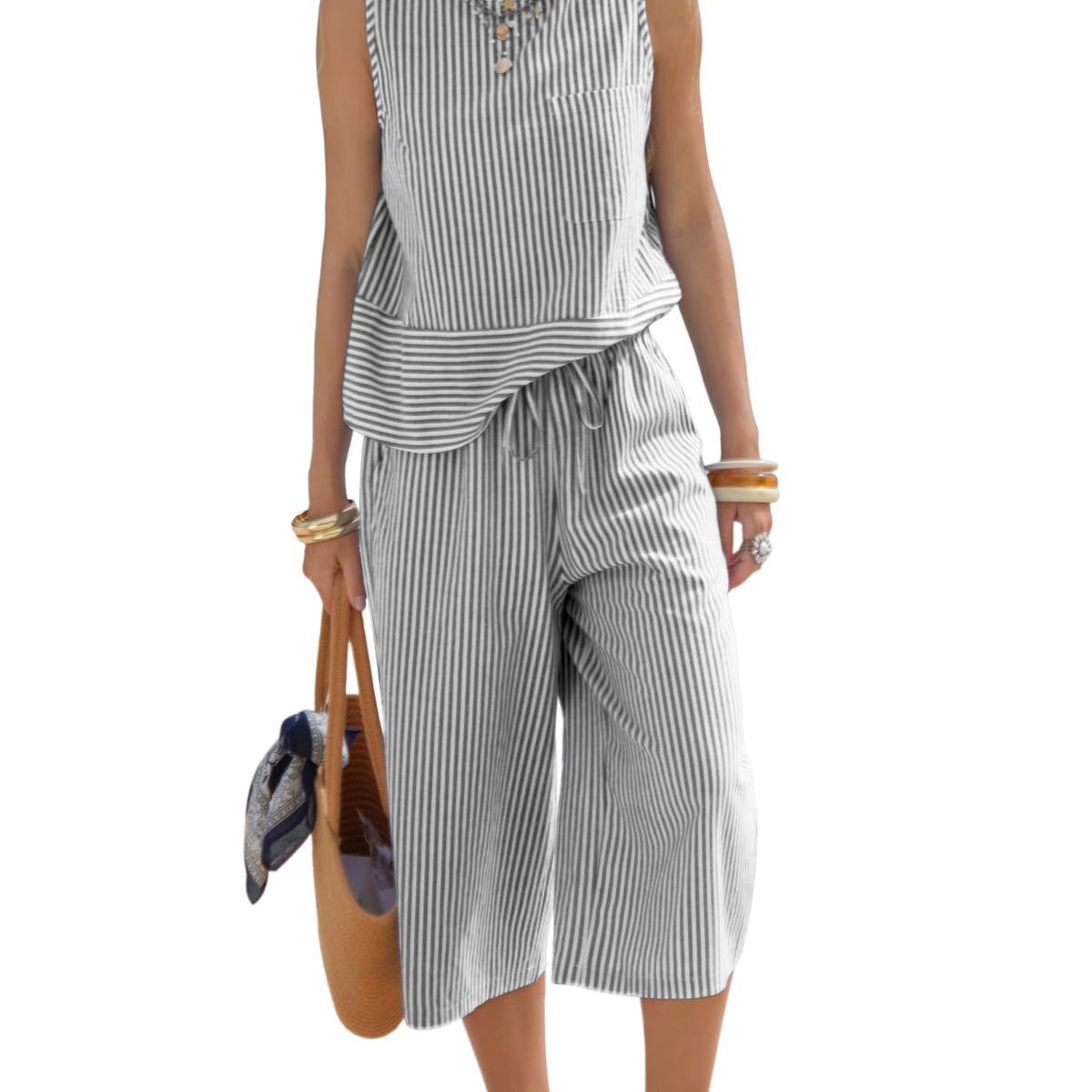 TIOZONEY - Conjuntos de ropa de mujer-Blanco